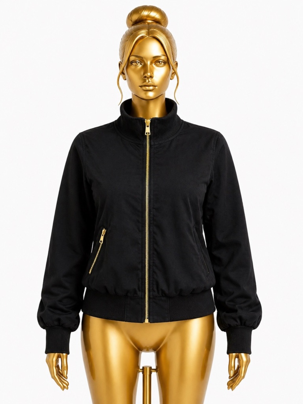 Triple Five Soul Black & Yellow Jacket XS Bubble, Graphic Lining